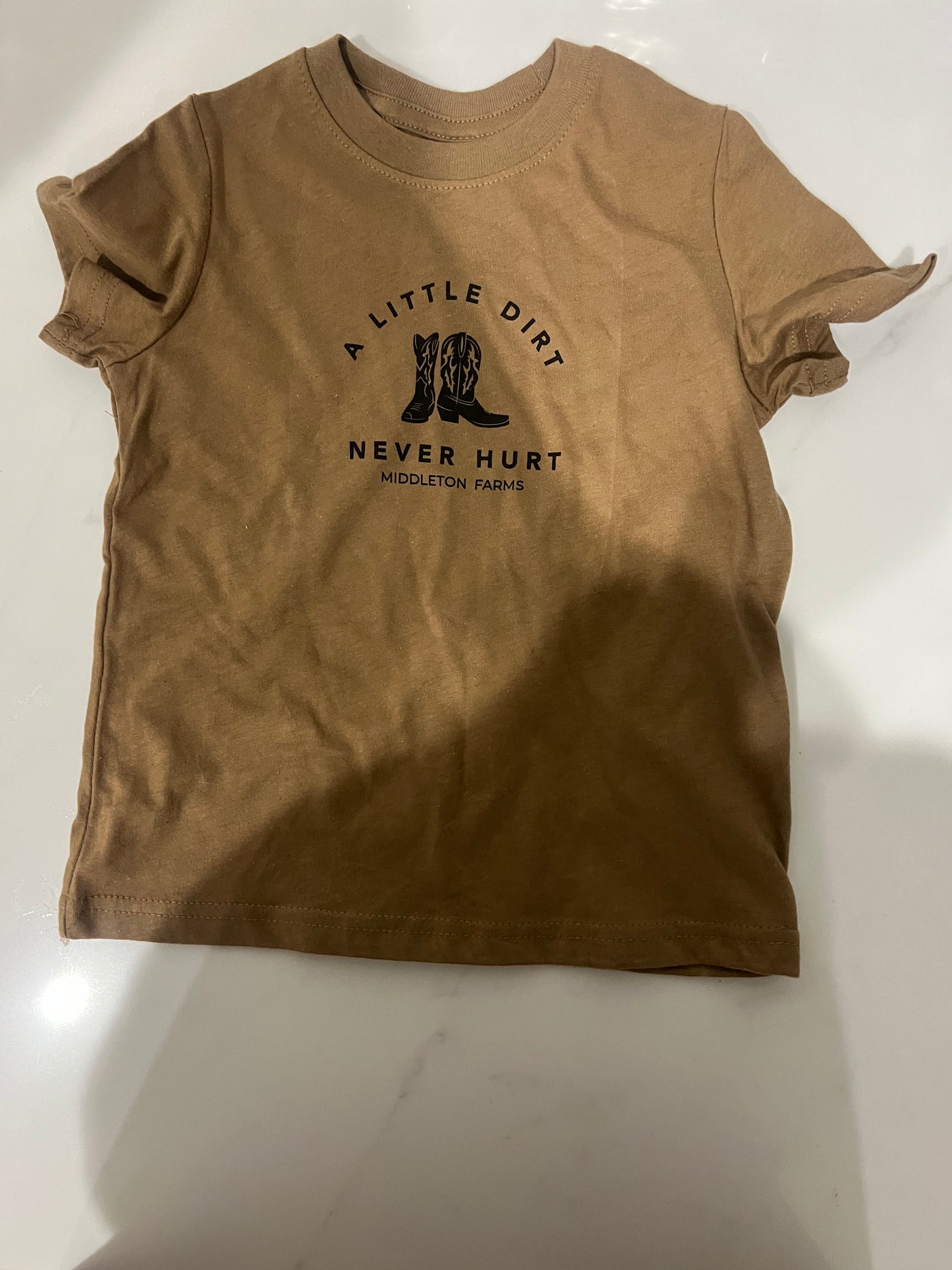 Kids Clothing - (Brown Shirt + Onesie) - A Little Dirt